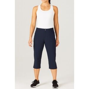 Patagonia Women's Capri Outdoor Pants Size 12 Mid Rise Black Activewear